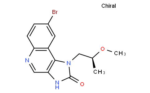 91812 - 8-bromo-1-((S)-2-methoxypropyl)-1H-imidazo[4,5-c]quinolin-2(3H)-one | CAS 1369532-69-3